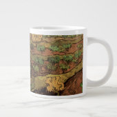 Van Gogh Olivenbäume gegen eine Steigung eines Hüg Jumbo-Tasse (Rechts)