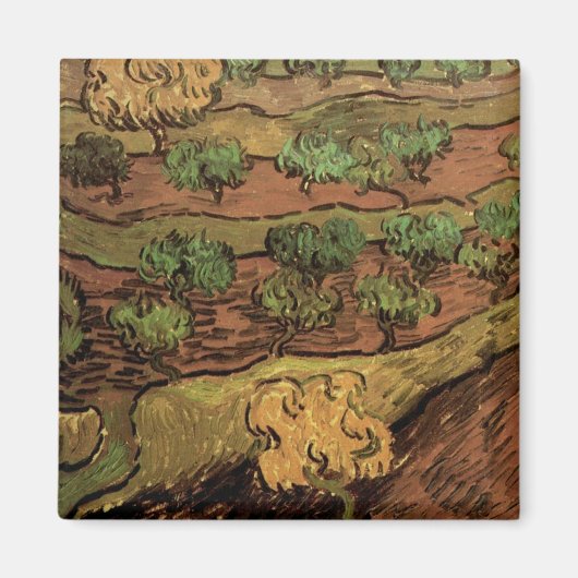 Van Gogh Olivenbäume gegen eine Steigung eines Hüg Magnet (Vorne)