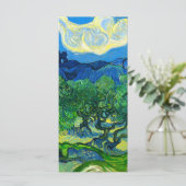 Van Gogh Olivenbäume in einer Bergkarte (Stehend Vorderseite)