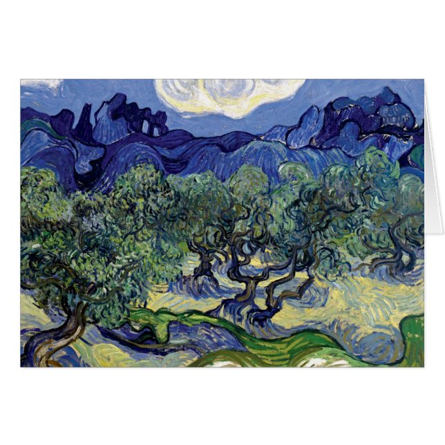 Van Gogh - Olivenbäume in einer Berglandschaft (Vorderseite (Horizontal))