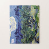 Van Gogh - Olivenbäume in einer Berglandschaft Puzzle (Vertikal)