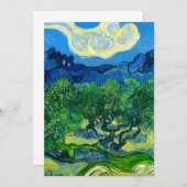 Van Gogh Olivenbäume in einer Bergwelt Ankündigung (Vorne/Hinten)