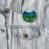 Van Gogh Olivenbäume in einer Bergwelt Button (Beispiel)