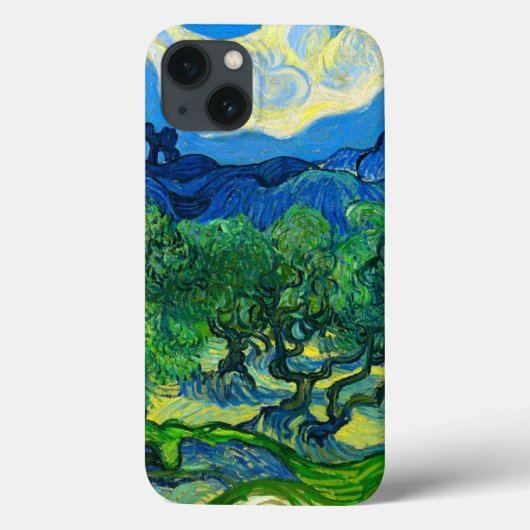 Van Gogh Olivenbäume in einer Bergwelt Case-Mate iPhone Hülle (Rückseite)