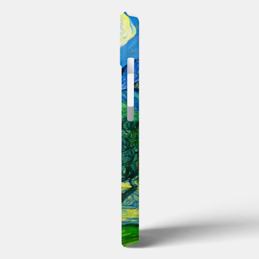 Van Gogh Olivenbäume in einer Bergwelt Case-Mate iPhone Hülle (Rückseite / Links)