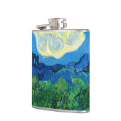 Van Gogh Olivenbäume in einer Bergwelt Flachmann (Links)