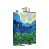 Van Gogh Olivenbäume in einer Bergwelt Flachmann (Rechts)