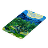 Van Gogh Olivenbäume in einer Bergwelt Magnet (Linke Seite)