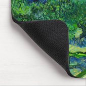 Van Gogh Olivenbäume in einer Bergwelt Mousepad (Ecke)