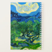 Van Gogh Olivenbäume in einer Bergwelt Planer (Rückseite)