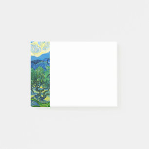 Van Gogh Olivenbäume in einer Bergwelt Post-it Klebezettel