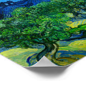 Van Gogh Olivenbäume in einer Bergwelt Poster (Ecke)