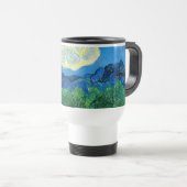 Van Gogh Olivenbäume in einer Bergwelt Reisebecher (VorderseiteRechts)