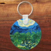 Van Gogh Olivenbäume in einer Bergwelt Schlüsselanhänger (Vorderseite)