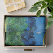 Van Gogh Olivenbäume in einer Bergwelt Seidenpapier (Geschenk)