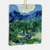 Van Gogh - Olivenbäume mit Alpilles Hintergrund Keramikornament (Rechts)