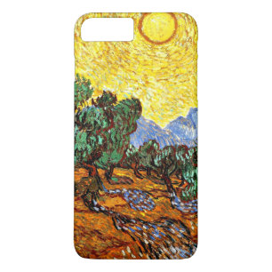 Van Gogh - Olivenbäume mit gelbem Himmel und Sonn Case-Mate iPhone Hülle