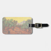 Van Gogh Olivenbäume mit gelbem Himmel und Sonne Gepäckanhänger (Vorderseite horizontal)