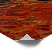 Van Gogh Olivenbäume mit gelbem Himmel und Sonne Poster (Ecke)