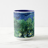 Van Gogh - Olivenbäume mit Hintergrund der Alpille Tasse (Zentrum)