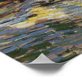 Van Gogh - Olivenbäume Poster (Ecke)