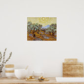 Van Gogh - Olivenbäume Poster (Küche)