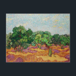 Van Gogh - Olivenbäume, Postkarte<br><div class="desc">Olivenbäume,  berühmte Landschaftsmalerei von Vincent van Gogh,  1890.</div>