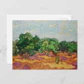Van Gogh - Olivenbäume, Postkarte (Vorne/Hinten)