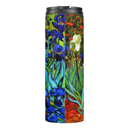 Van Gogh painting, Irises, Thermosbecher (Rückseite)
