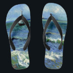 Van Gogh painting, Seascape, Badesandalen<br><div class="desc">Vincent van Gogh's famous painting,  Seascape.</div>