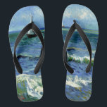 Van Gogh painting, Seascape, Badesandalen<br><div class="desc">Vincent van Gogh's famous painting,  Seascape.</div>