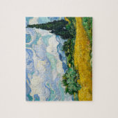 Van Gogh Painting Wheat Field with Cypress Tree Puzzle (Vertikal)