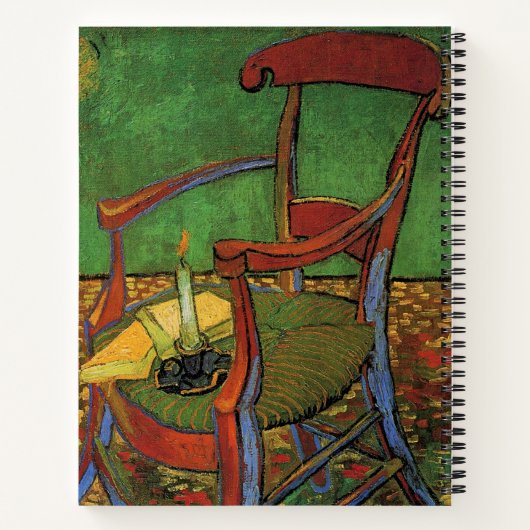 Van Gogh - Paul Gauguins Sessel Notizblock (Rückseite)