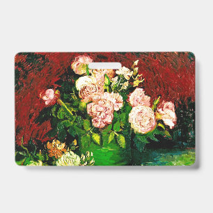 Van Gogh Peonies und Rose Ausweis