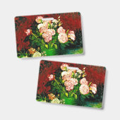 Van Gogh Peonies und Rose Ausweis (Vorder- & Rückseite)