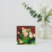 Van Gogh Peonies und Rose Begleitkarte (Stehend Vorderseite)