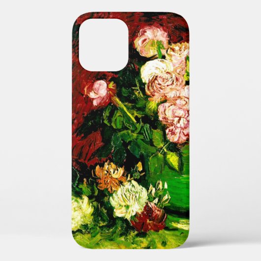 Van Gogh Peonies und Rose Case-Mate iPhone Hülle (Rückseite)