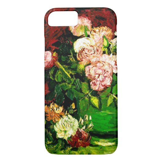 Van Gogh Peonies und Rose Case-Mate iPhone Hülle (Rückseite)