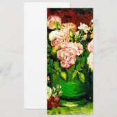Van Gogh Peonies und Rose Einladung (Vorne/Hinten)