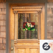 Van Gogh Peonies und Rose Fensteraufkleber (Haustür)