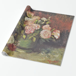 Van Gogh Peonies und Rose Florenz Kunst, Dichtung  Geschenkpapier