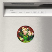 Van Gogh Peonies und Rose Magnet (In Situ (Geschirrspüler))