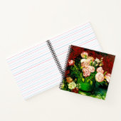 Van Gogh Peonies und Rose Notizblock (Innenseite)