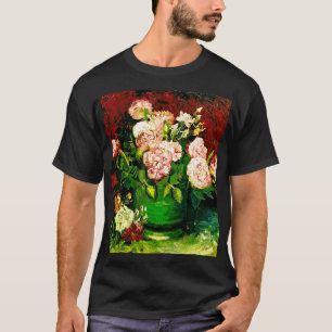 Van Gogh Peonies und Rose T-Shirt