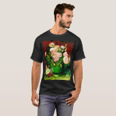Van Gogh Peonies und Rose T-Shirt (Vorne ganz)