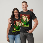 Van Gogh Peonies und Rose T-Shirt (Unisex)