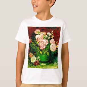 Van Gogh Peonies und Rose T-Shirt