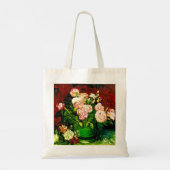 Van Gogh Peonies und Rose Tragetasche (Rückseite)
