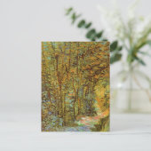 Van Gogh - Pfad im Wald Postkarte (Stehend Vorderseite)