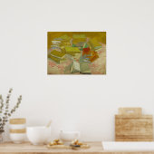 Van Gogh - Piles französischer Romane Poster (Küche)
